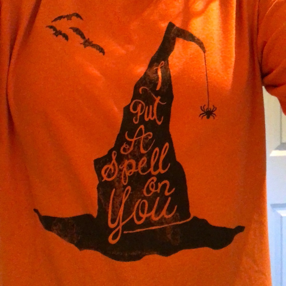 I put a spell on you orange Halloween/fall yee